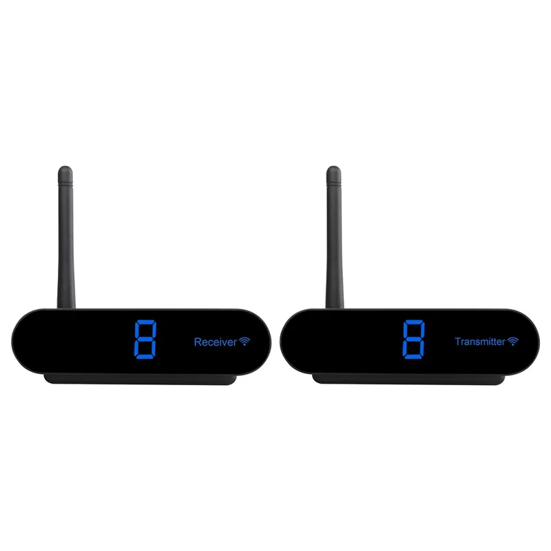 MEASY AV220 Ensemble émetteur-récepteur AV sans fil 2,4 G à transmission 200 m avec entrée/sortie RCA - Prise US