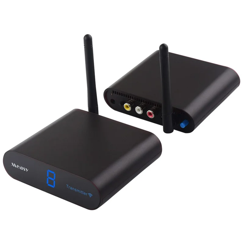 MEASY AV530 Ensemble émetteur-récepteur AV sans fil 5,8 G 300 m avec entrée/sortie RCA - Prise US