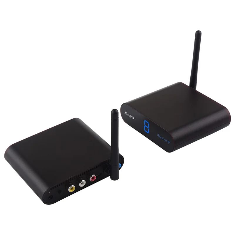 MEASY AV530 Ensemble émetteur-récepteur AV sans fil 5,8 G 300 m avec entrée/sortie RCA - Prise US