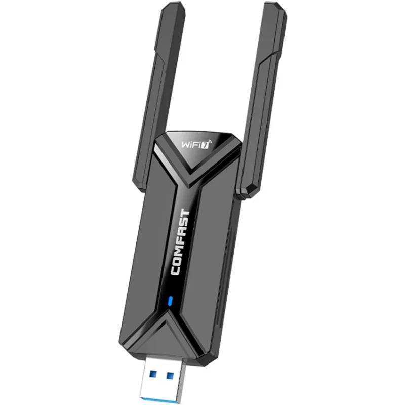 COMFAST CF-983BE For Desktop PC 6452Mbps High Speed USB WiFi 7 Tri-Band Network Adapter Plug and Play