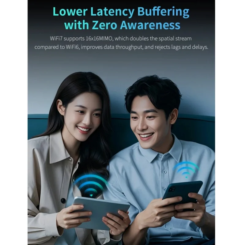 COMFAST CF-983BE For Desktop PC 6452Mbps High Speed USB WiFi 7 Tri-Band Network Adapter Plug and Play