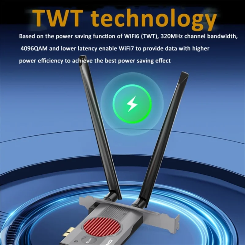 COMFAST CF-BE200MAX Gigabit Dual Band 5G Desktop WiFi Receiver Adapter High Speed BT 5.4