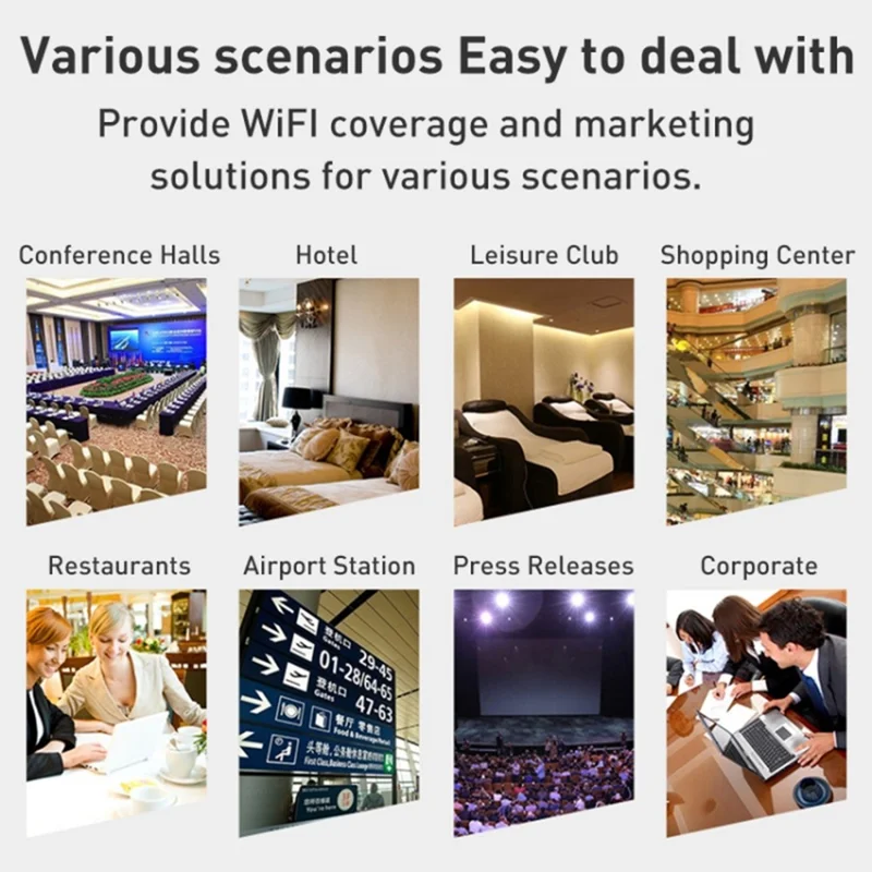 COMFAST CF-E393AX 3000M Dual-Band WiFi 6 Ceiling-Mounted Wireless Routers AP Indoor Coverage