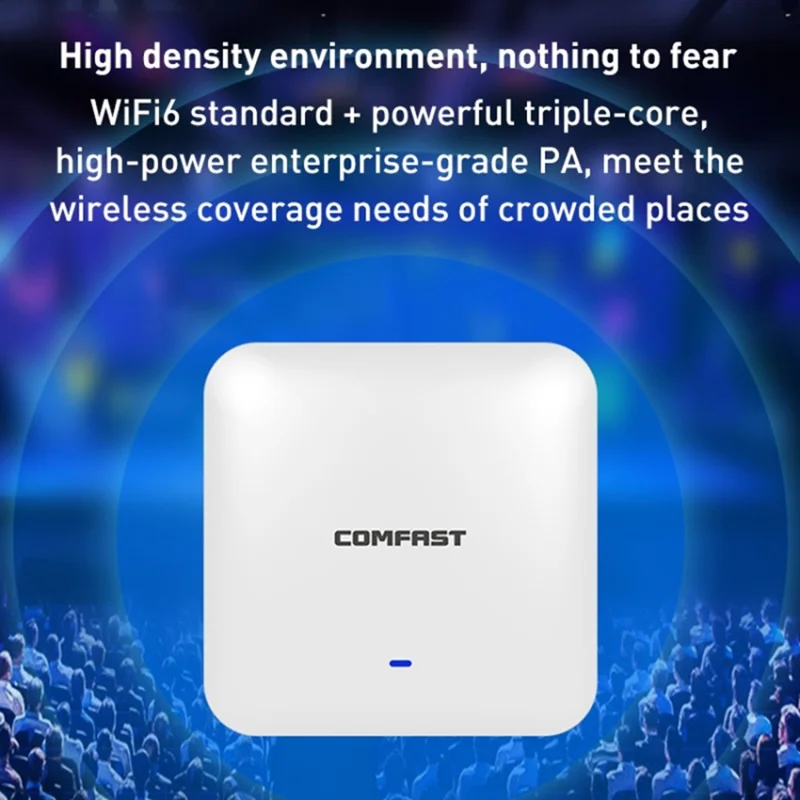 COMFAST CF-E393AX 3000M Dual-Band WiFi 6 Ceiling-Mounted Wireless Routers AP Indoor Coverage