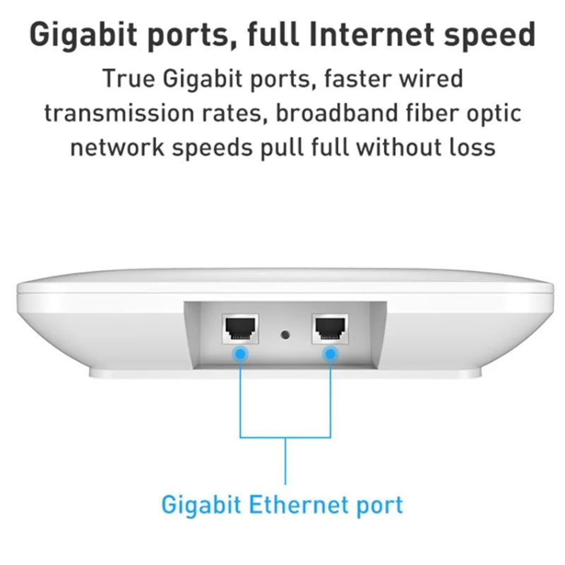 COMFAST CF-E393AX 3000M Dual-Band WiFi 6 Ceiling-Mounted Wireless Routers AP Indoor Coverage