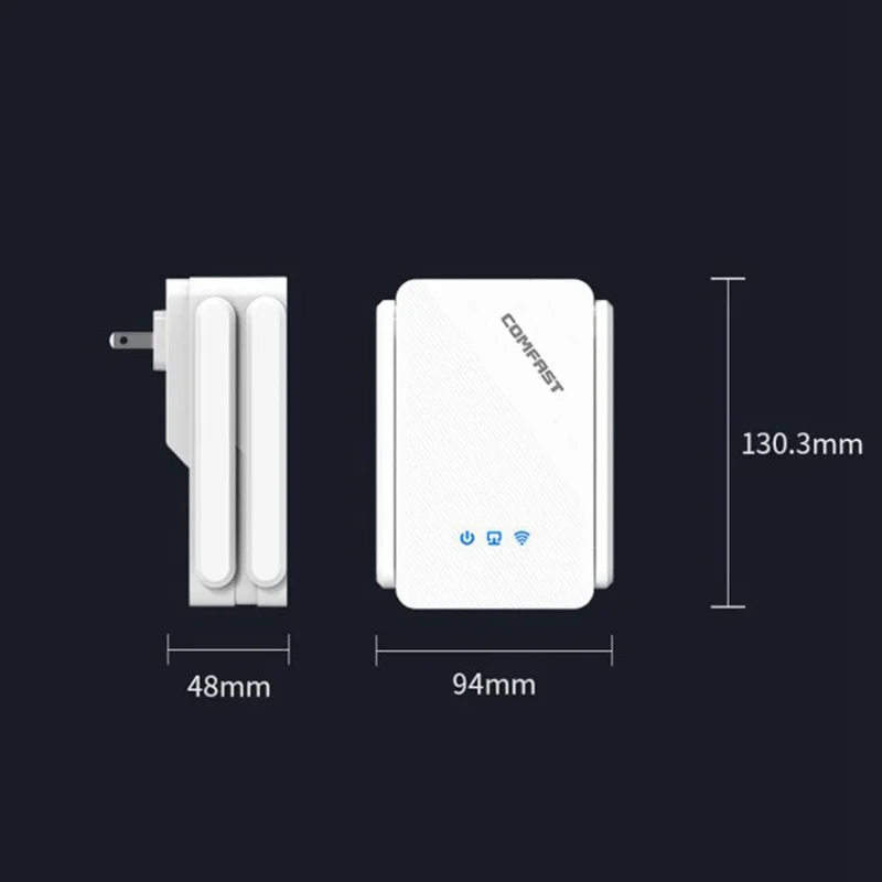 COMFAST CF-XR185 WiFi Signal Booster Dual Band 5G Gigabit 3000M Extender Wireless Repeater