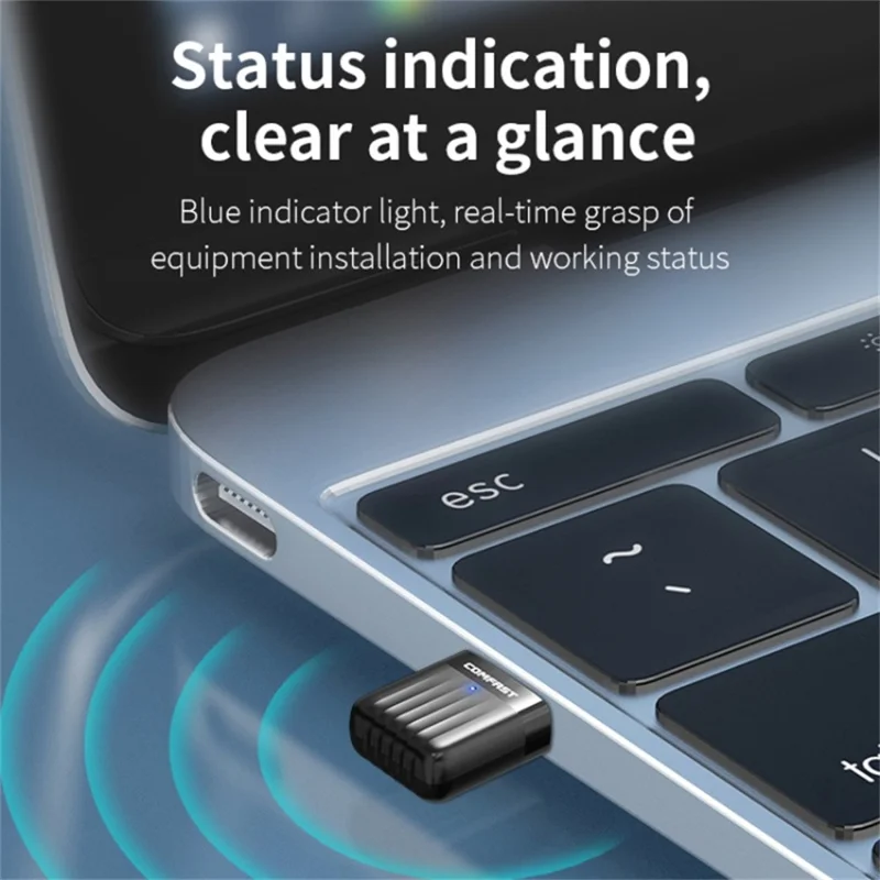 COMFAST CF-811ACV3 For Desktop PC Dual Band 650Mbps WiFi Adapter USB Wireless Network Receiver