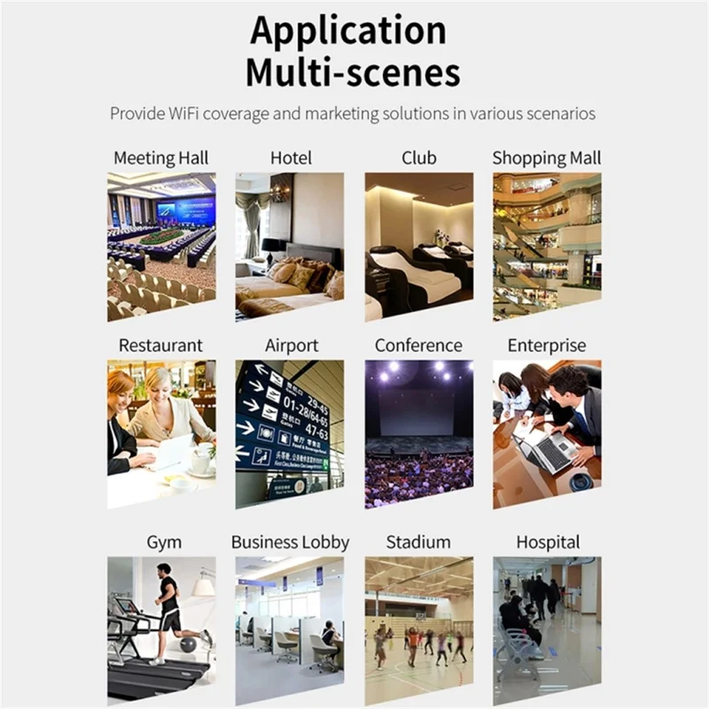 COMFAST CF-E395AX 3000Mbps High Speed WiFi6 2.4G / 5.8GHz Dual Band Ceiling Mount Indoor Wireless Router