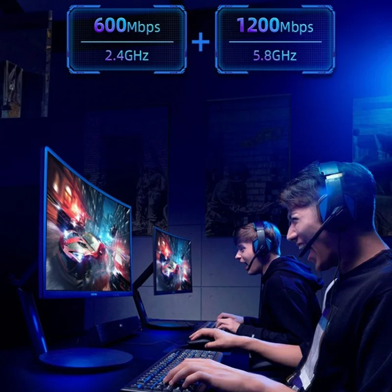 COMFAST CF-952AX V2 1800Mbps High Speed Dual Band Wireless Network Card WiFi6 USB Adapter