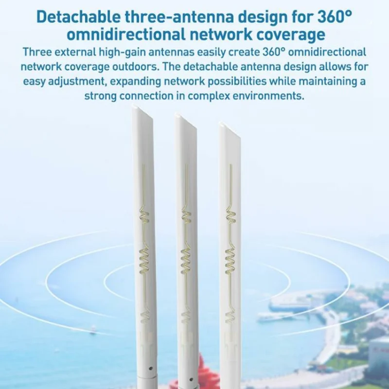 COMFAST CF-EW87 3600Mbps Dual Band Waterproof Outdoor Wireless AP High Power WiFi7 Router