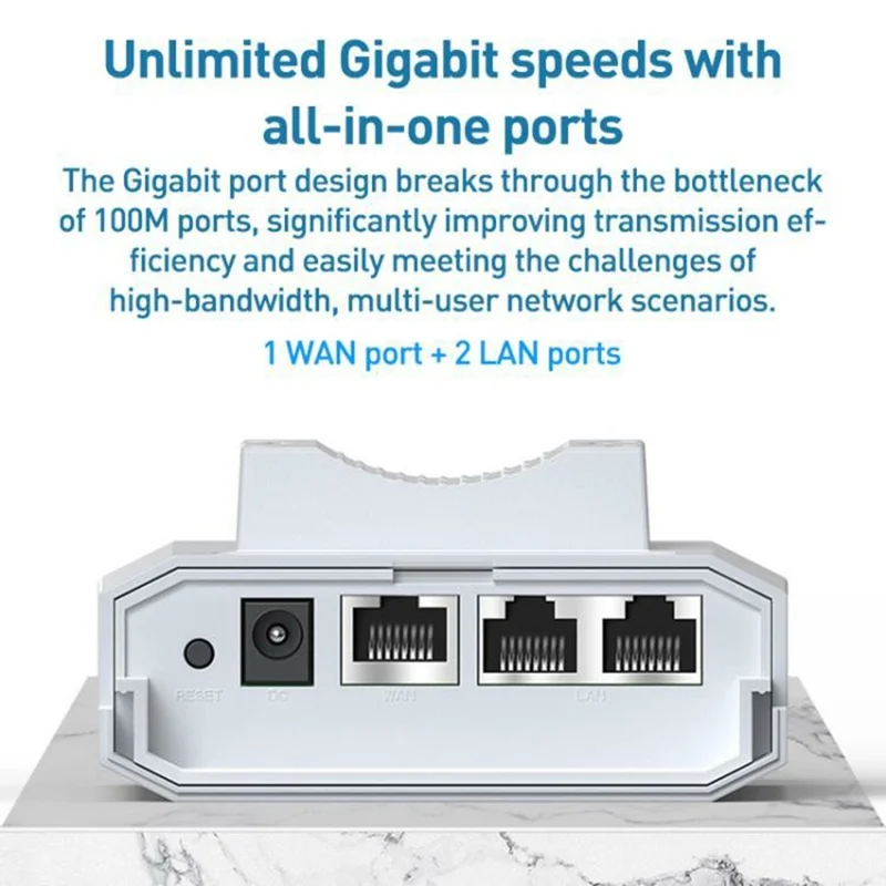 COMFAST CF-EW87 3600Mbps Dual Band Waterproof Outdoor Wireless AP High Power WiFi7 Router