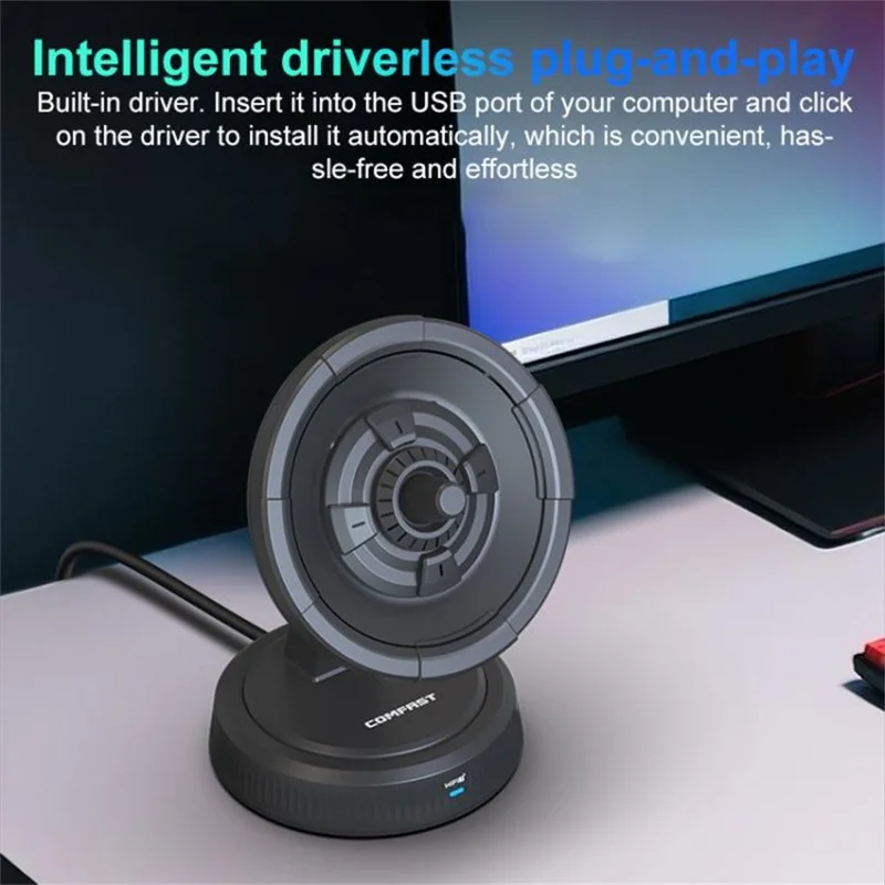 COMFAST CF-986BE WiFi7 USB Network Card Tri-Band 6500Mbps Wireless Receiver Gigabit Ethernet Adapter