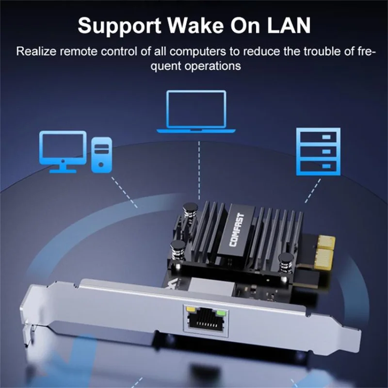 COMFAST CF-P50 For Desktop Computer Driver Free Gigabit Network Card Built In PCI-E Ethernet LAN Adapter