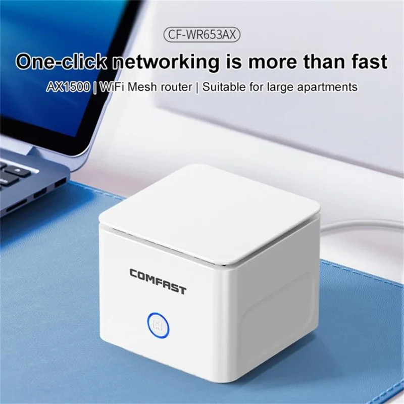 COMFAST CF-WR653AX 1500Mbps 2.4GHz  /  5.8GHz Dual Band Gigabit WiFi 6 Mesh Wireless Router