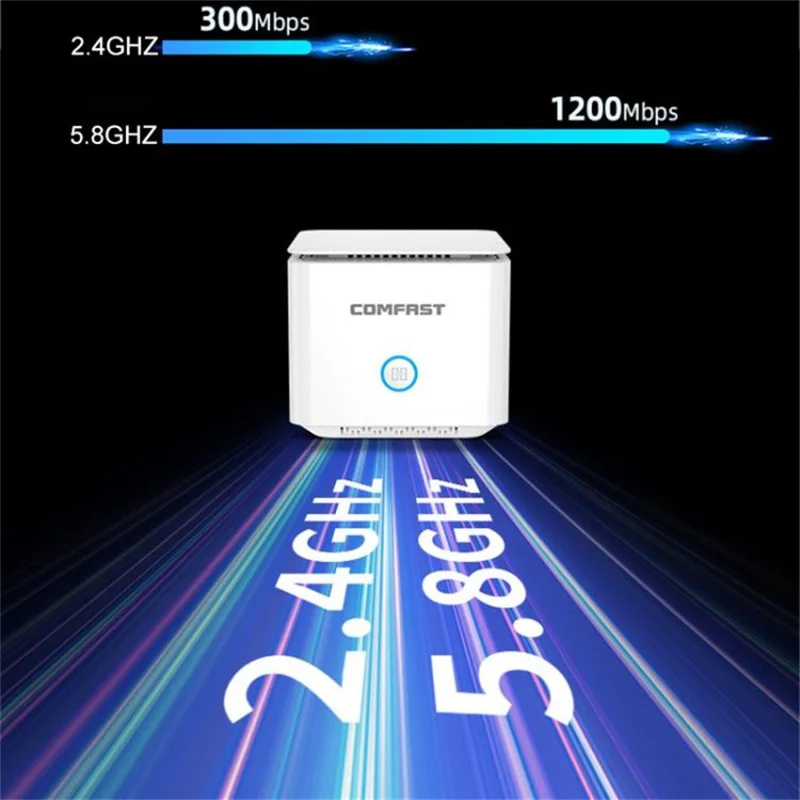 COMFAST CF-WR653AX 1500Mbps 2.4GHz  /  5.8GHz Dual Band Gigabit WiFi 6 Mesh Wireless Router