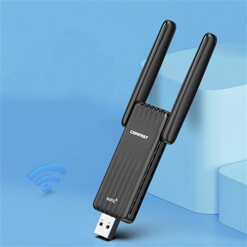 COMFAST CF-943F 900Mbps WiFi6 Bluetooth-compatible Network Card 2.4G / 5G Dual Band USB Wireless Adapter