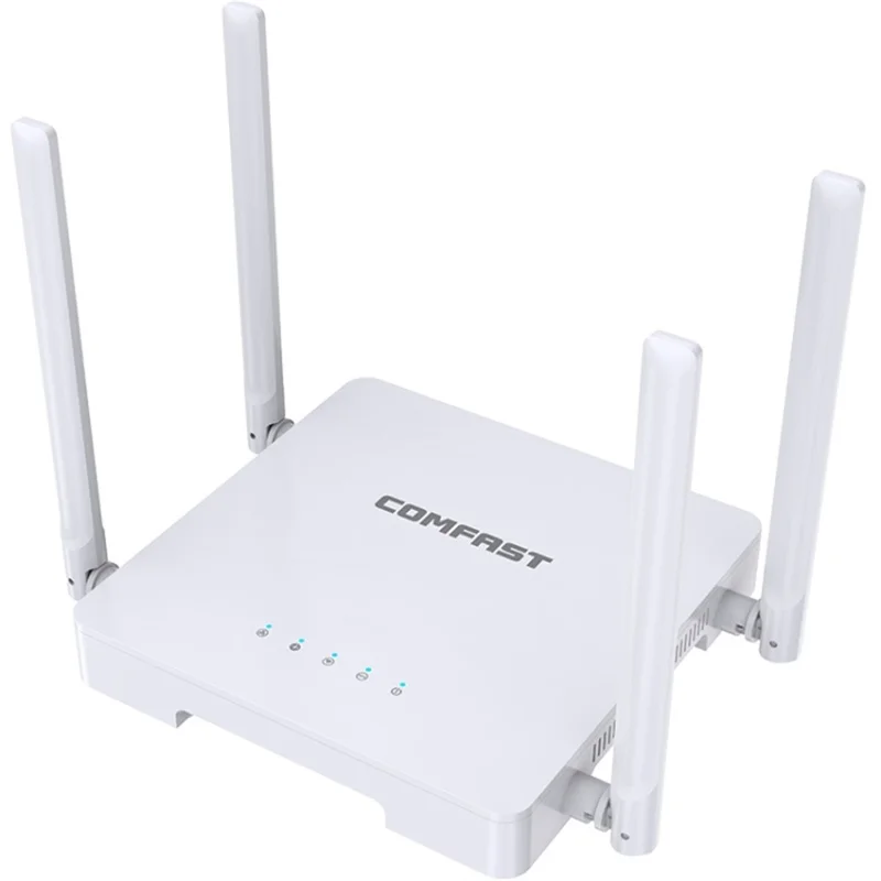 COMFAST CF-N1 V2 300Mbps High Speed WiFi4 Wireless Router with 1 WAN + 4 LAN Ports