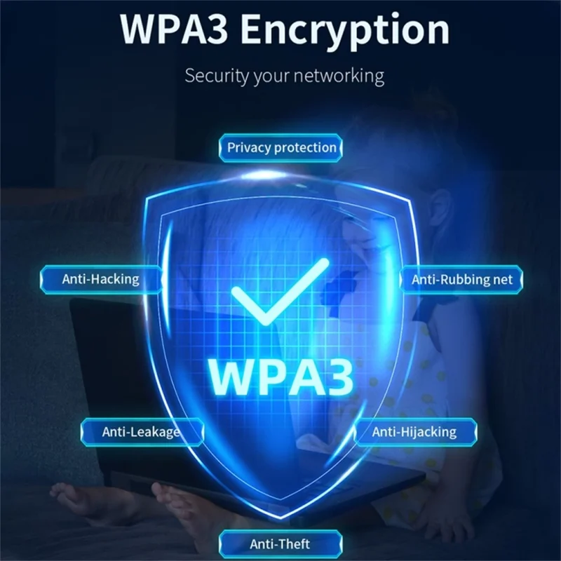 COMFAST CF-WR635AX High Speed 3000Mbps WiFi6 Dual Band Gigabit Wireless Router with 6 Antennas