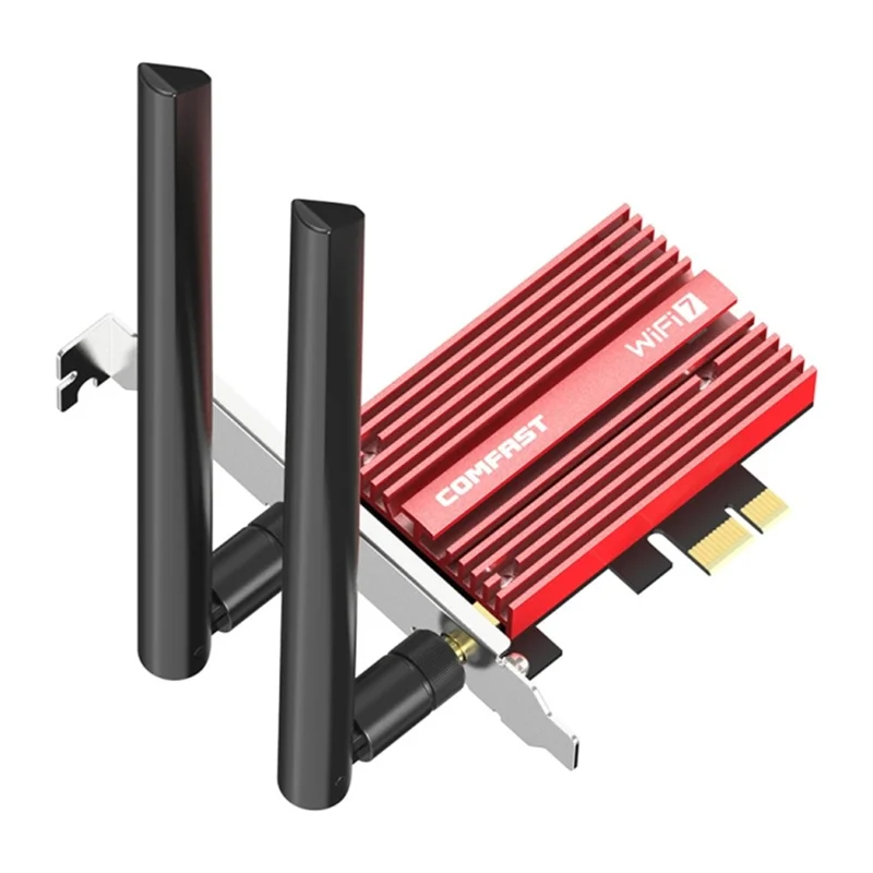 COMFAST CF-BE200PRO 8774Mbps Tri-Band WiFi7 PCIE Wireless Network Adapter Bluetooth-compatible 5.4 WiFi Receiver