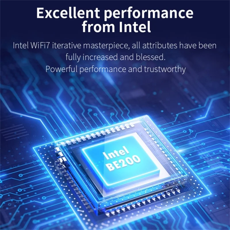 COMFAST CF-BE200PRO 8774Mbps Tri-Band WiFi7 PCIE Wireless Network Adapter Bluetooth-compatible 5.4 WiFi Receiver