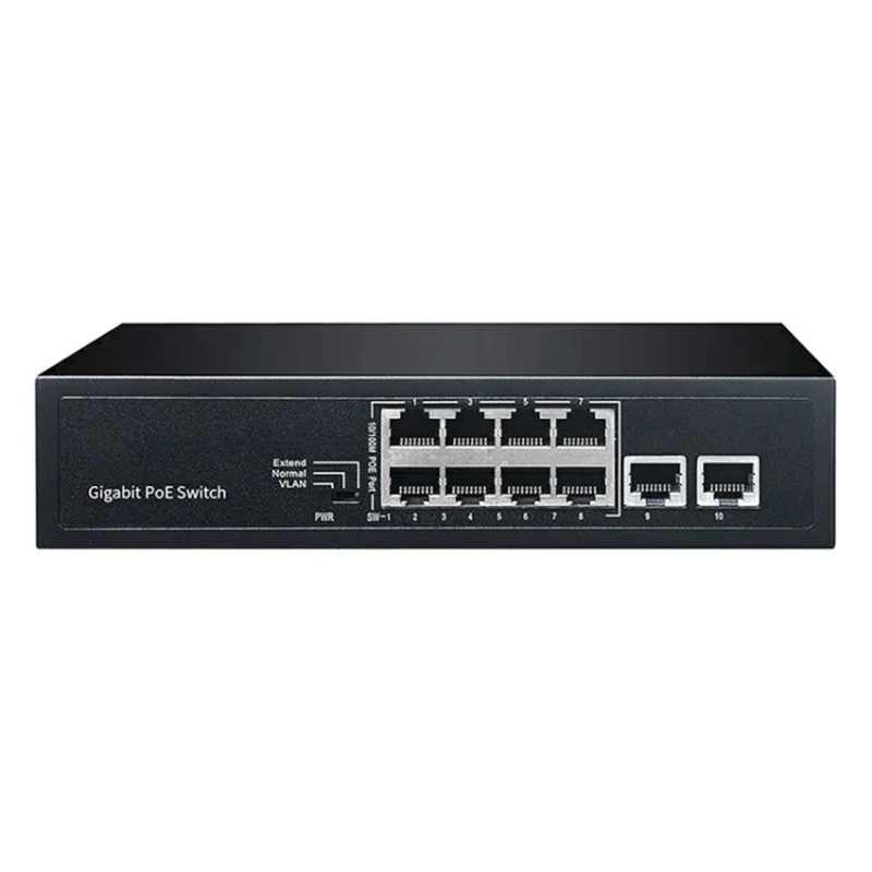 COMFAST CF-SG181P 10 Ports Gigabit Ethernet POE Switch 20Gbps Backplane Bandwidth Network Splitter