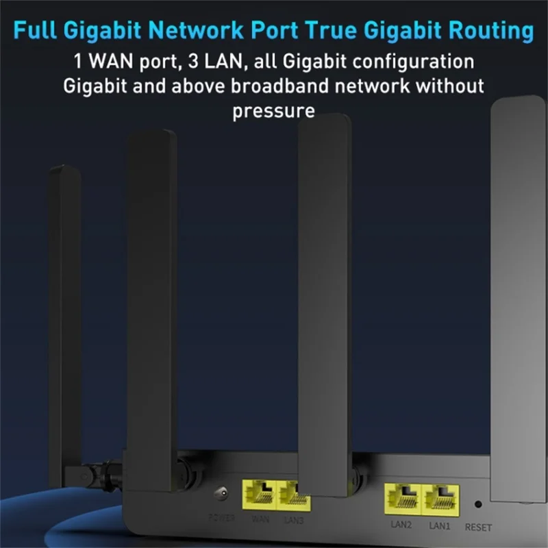 COMFAST CF-WR631AX 3000Mbps Wireless Router WiFi6 Dual Band Mesh Repeater with 6 High Gain Antennas
