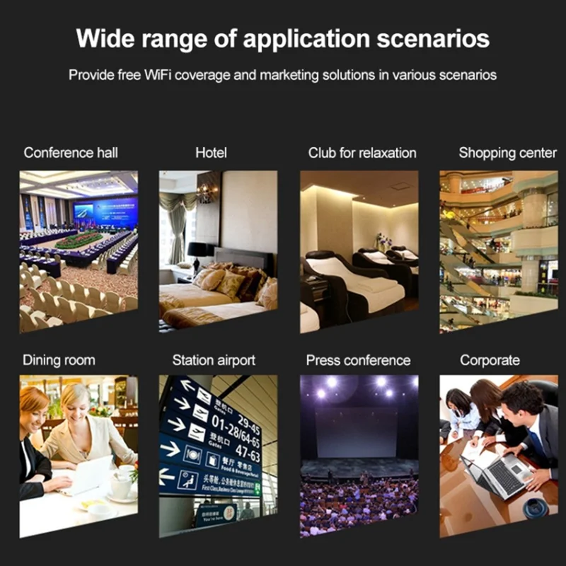 COMFAST CF-E375AC v2 1300Mbps Wireless Indoor Ceiling AP 2.4G / 5.8GHz Dual Band WiFi Router