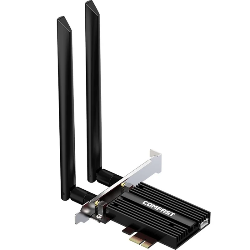 COMFAST CF-AX200Pro For Desktop PC WiFi Network Card 3000Mbps Dual Band Bluetooth-compatible 5.0 PCIE Adapter