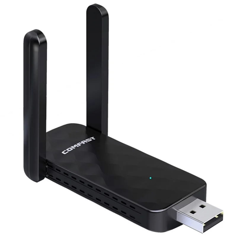 COMFAST CF-822AC Wireless Network Adapter WiFi Receiver 650M Dual Band External Antenna USB Network Card