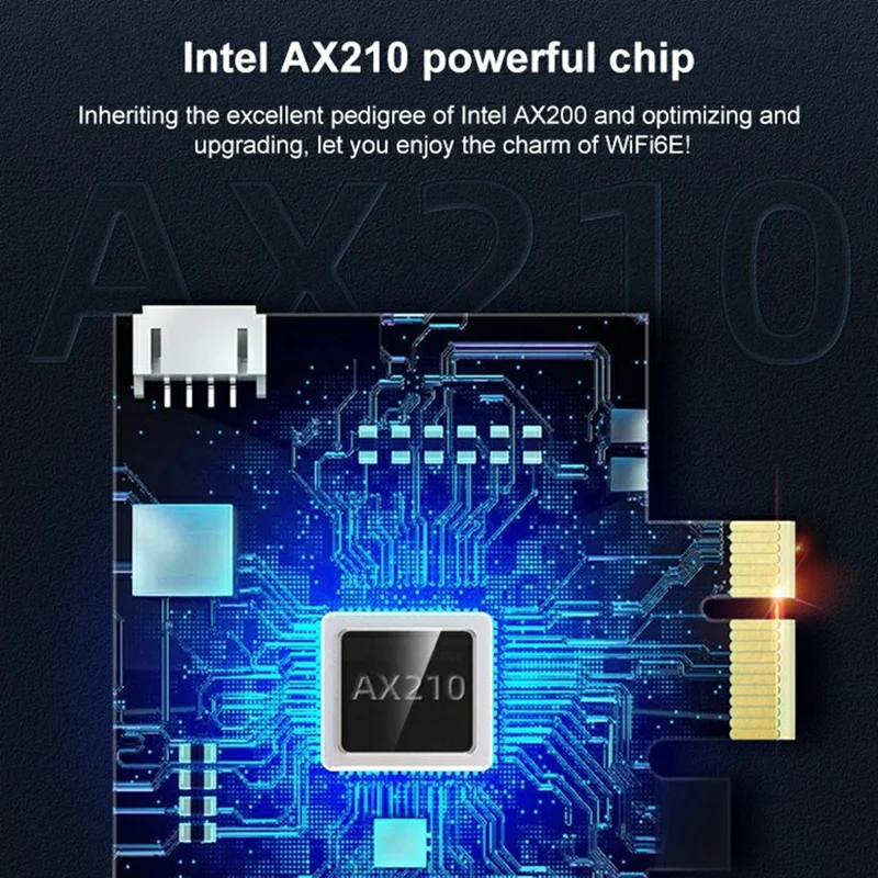 COMFAST CF-AX210Pro PCIe WiFi 6 Network Card Gigabit Wireless Adapter BT 5.2 Network Tool