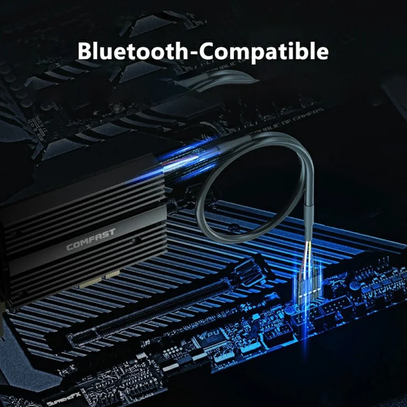 COMFAST CF-AX210Pro PCIe WiFi 6 Network Card Gigabit Wireless Adapter BT 5.2 Network Tool