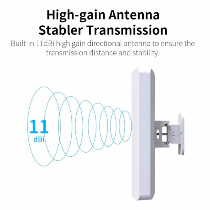 COMFAST CF-E120A 5.8G Outdoor Surveillance 300Mbps Wireless High Power Monitoring CPE Bridge