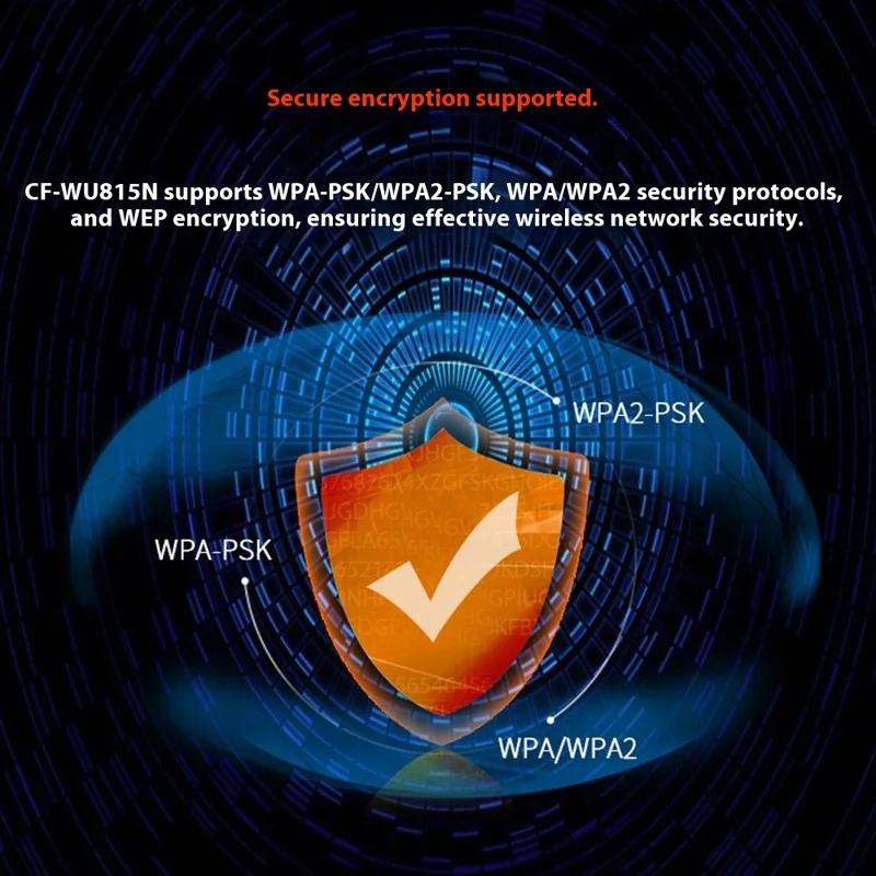 COMFAST CF-WU815N 150M USB Wireless Network Adapter WiFi Receiver for Desktop / Laptop Plug and Play