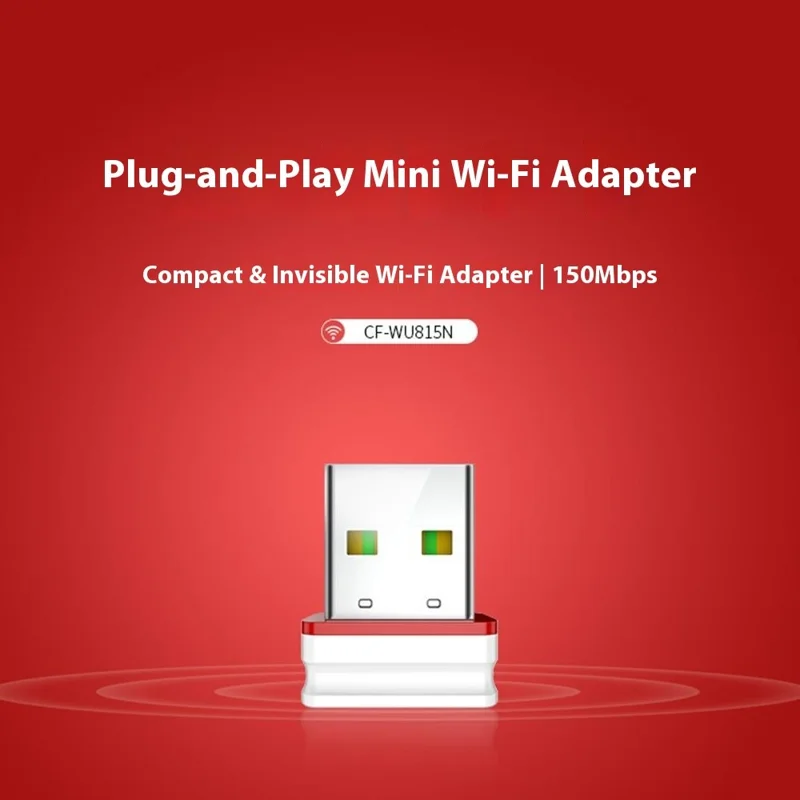 COMFAST CF-WU815N 150M USB Wireless Network Adapter WiFi Receiver for Desktop / Laptop Plug and Play