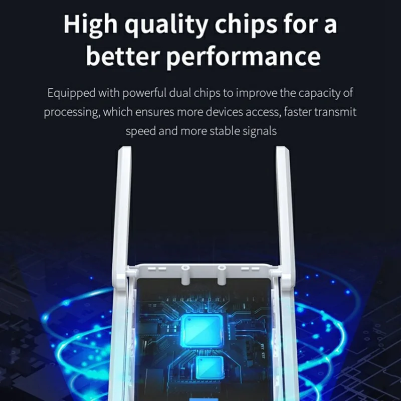 COMFAST CF-XR186 WiFi Range Extender Dual Band 5G Gigabit 3000M Wireless Repeater  /  Booster with 4 Antennas