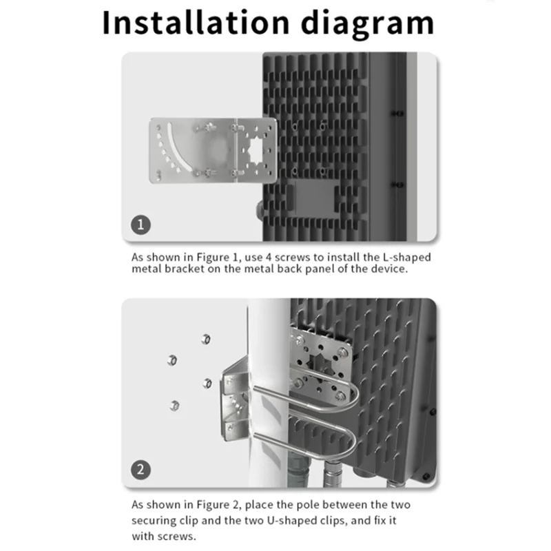 COMFAST CF-WA860 750Mbps 2.4G / 5G Dual Band Outdoor Waterproof Wireless AP Router with 6dBi Fiberglass Antennas - EU Plug