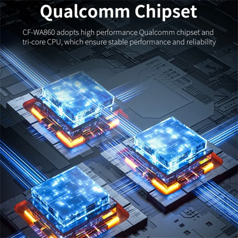 COMFAST CF-WA860 750Mbps 2.4G / 5G Dual Band Outdoor Waterproof Wireless AP Router with 6dBi Fiberglass Antennas - EU Plug