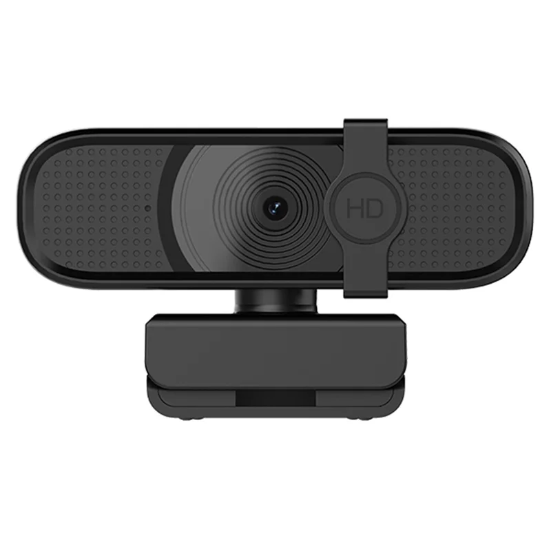 L58 1080P HD USB Webcam for Computer Built-in Microphone Autofocus Camera with Privacy Cover - Black