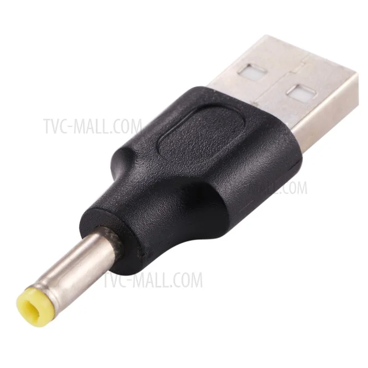 10Pcs DC Power Plug 4.0 x 1.7mm Male To USB 2.0 Male Adapter