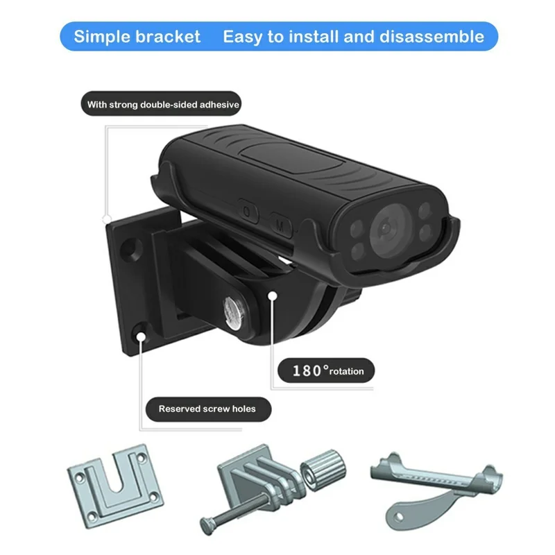 Telecamera di sicurezza domestica wireless W2 WiFi HD con visione notturna, angolo di visione ampio, telecamera di sorveglianza IP intelligente