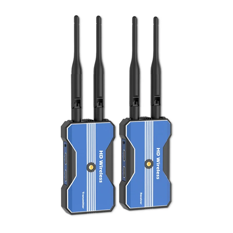 GT-HDWL500D 500m 1080P HD Wireless Transmitter and Receiver Set for Photography Live Streaming, with 2 Batteries + Charger