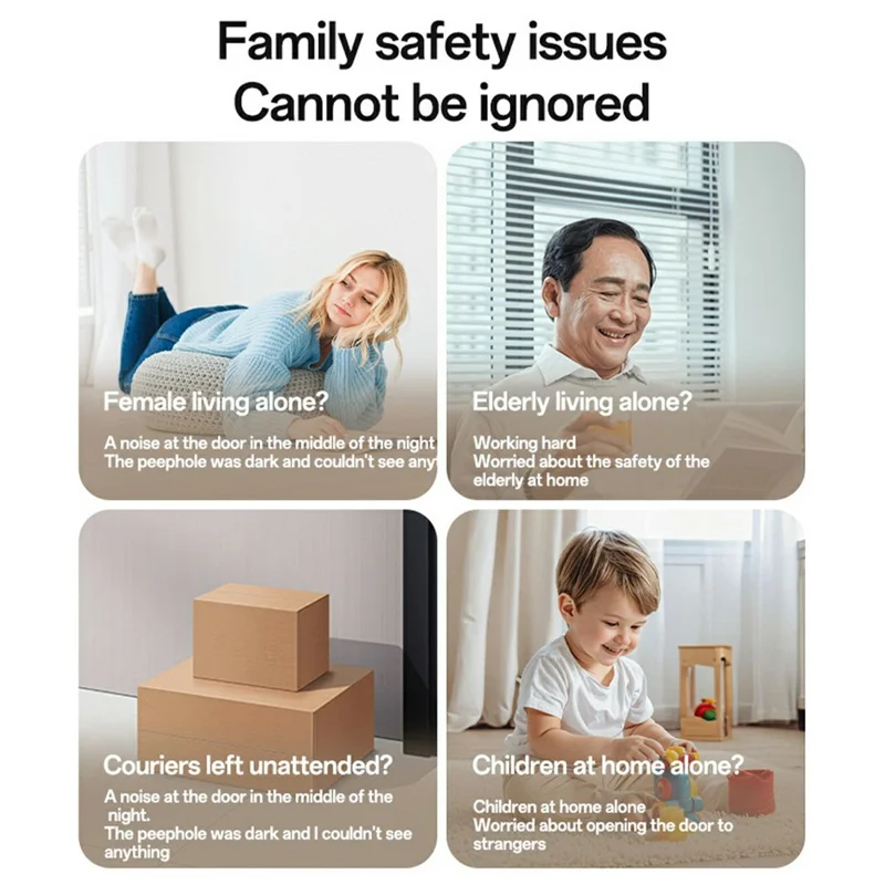 YESIDO KM27 2.4G Wireless Video Doorbell with Visual Two-Way Chat  /  Night Vision for Home