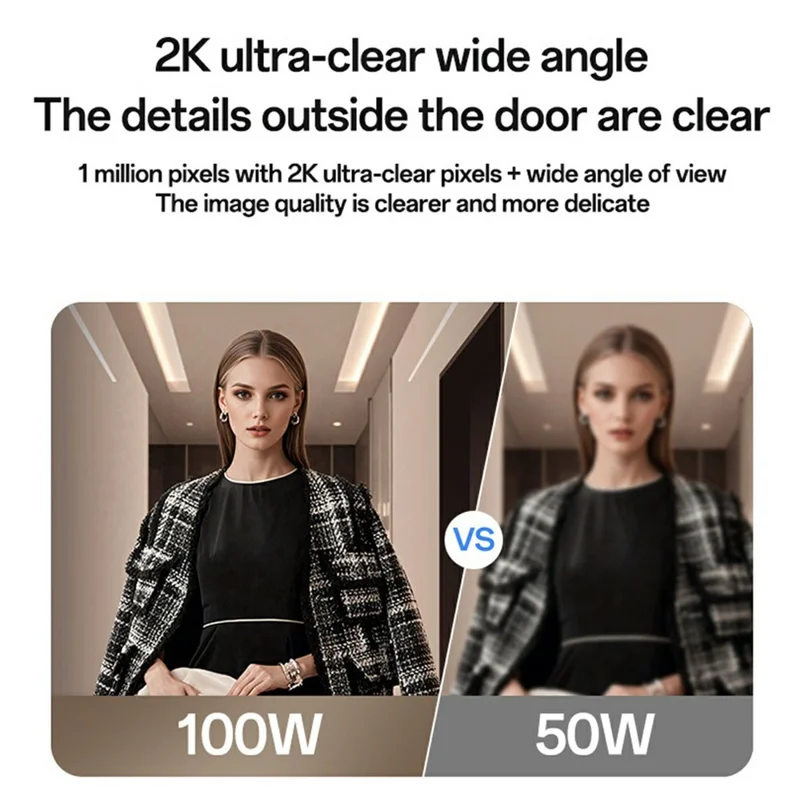 YESIDO KM27 2.4G Wireless Video Doorbell with Visual Two-Way Chat  /  Night Vision for Home