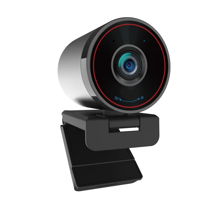 L52 4K Ultra HD Webcam Autofocus 3X Zoom Computer Webcam for Video Conference - Black