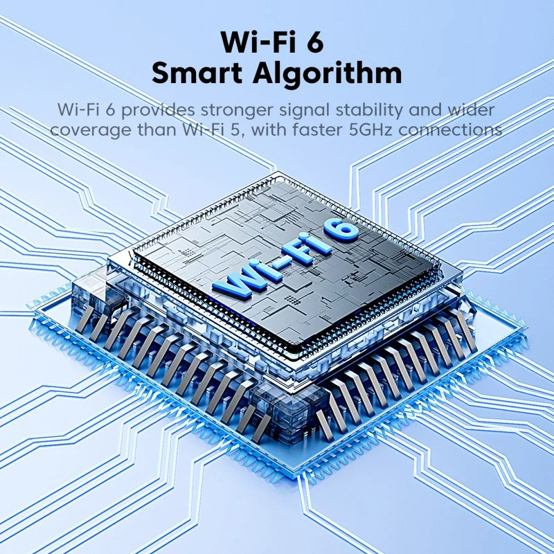 TOOCKI TB07A USB WiFi 6 Adapter 900Mbps Dual Band Bluetooth-compatible 5.4 Wireless Network Card with High Gain Antena