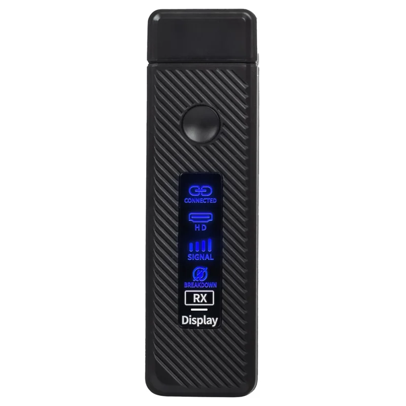 LKD9T / D9R 60 m Trådlös HD-förlängare 1080P Sändare Mottagare Kit för PC TV Projektor - Svart