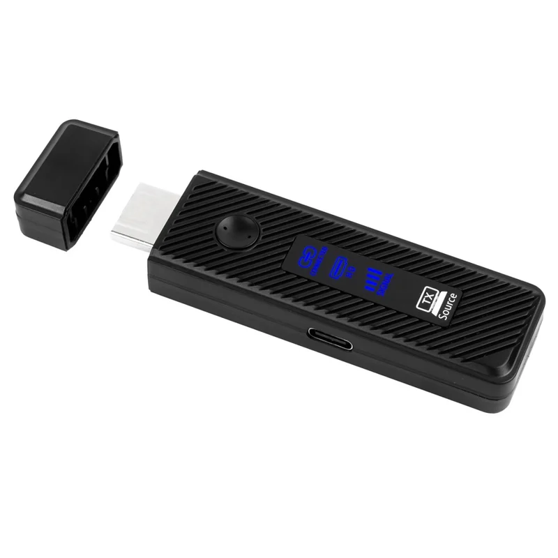 LKD9T / D9R 60 m Trådlös HD-förlängare 1080P Sändare Mottagare Kit för PC TV Projektor - Svart