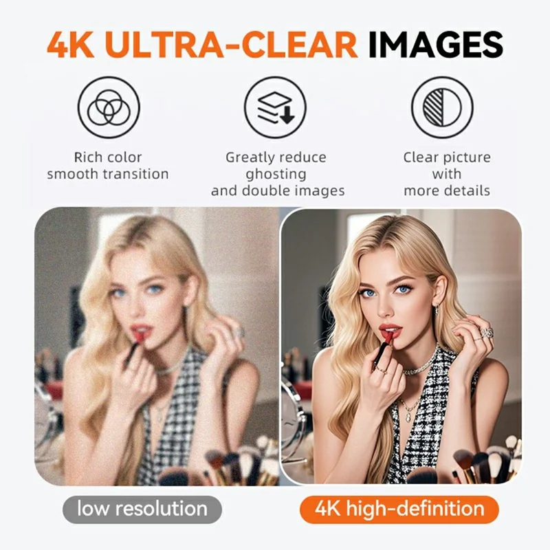 Caméra Web 4K L60 USB, Caméra Auto Focus sans Pilote, Haute Définition pour Réunion et Streaming - Argent