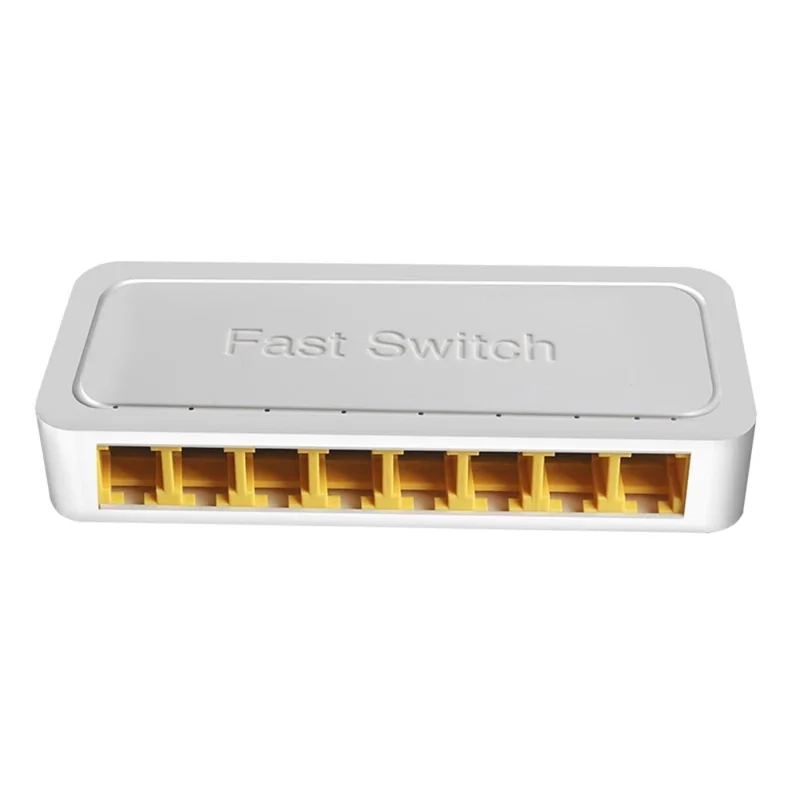 Conmutador Ethernet mini de 8 puertos 10/100 M, chipset IP178G, plug and play, divisor de red de 1 a 8, enchufe UE