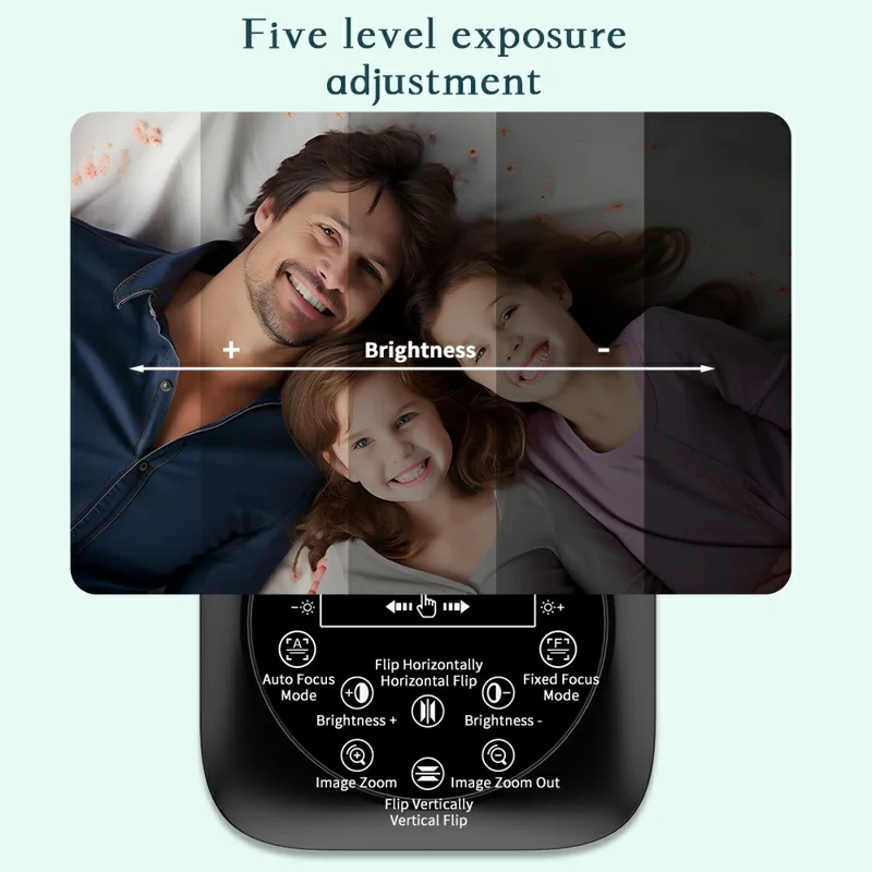 LK518 4K Desktop Document HD Webcam with Microphone USB Live Streaming Visualizer Autofocus Web Camera for Teaching Office - Silver